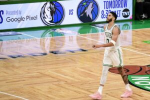 Many are debating if Jayson Tatum is facing pressure to lead the heavily favored Celtics to a championship.