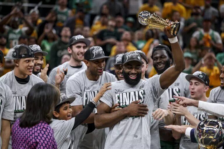 The Celtics won the Eastern Conference and now prepare for the NBA Finals.