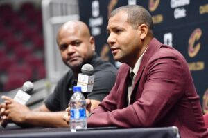 Cleveland Cavaliers general manager Koby Altman and former head coach JB Bickerstaff