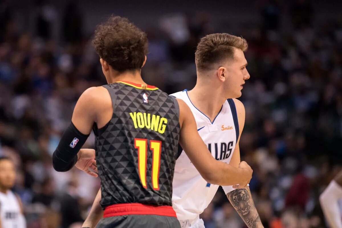 Atlanta Hawks guard Trae Young and Bill Duffy client Luka Doncic