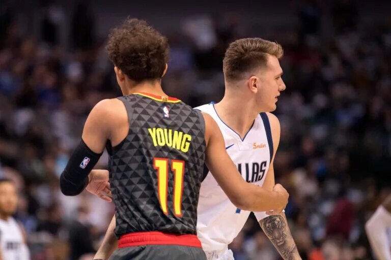 Atlanta Hawks guard Trae Young and Bill Duffy client Luka Doncic