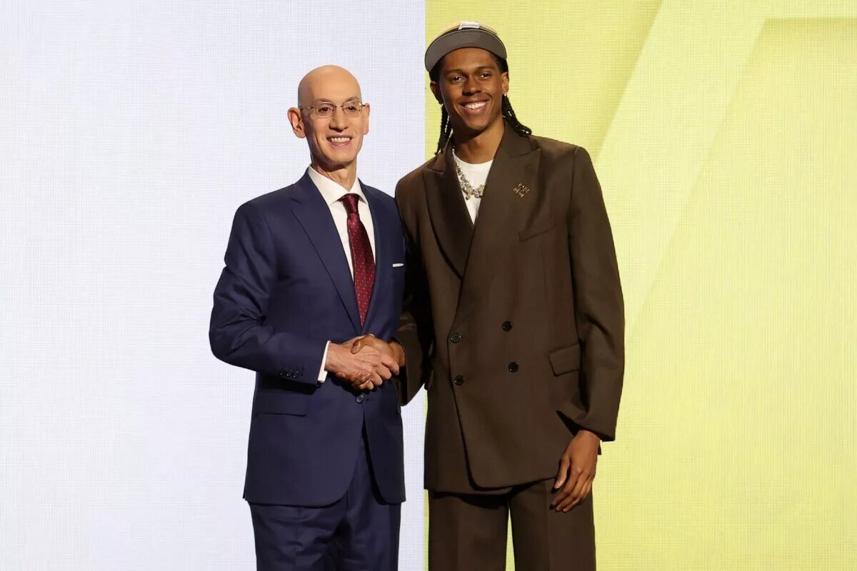 Utah Jazz rookie Cody Williams, 2024 NBA Draft