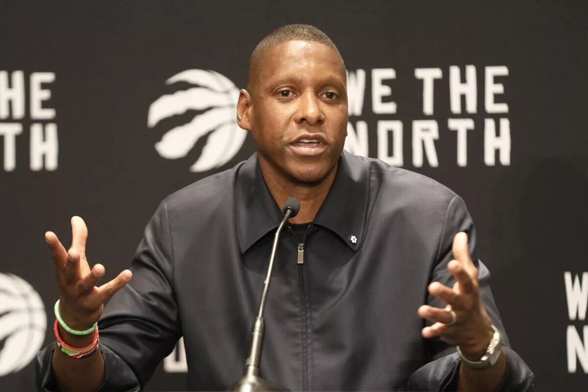 The Raptors recently let go of a two-way center.