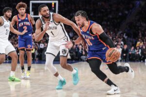 The Knicks traded for Mikal Bridges