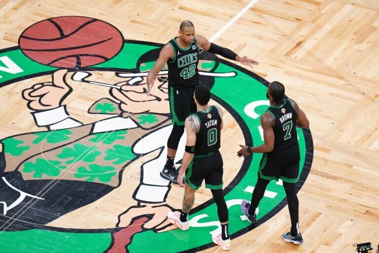 The Celtics are up 2-0 in the NBA Finals.