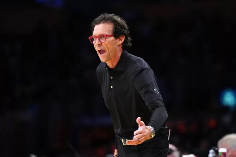 Atlanta Hawks head coach Quin Snyder