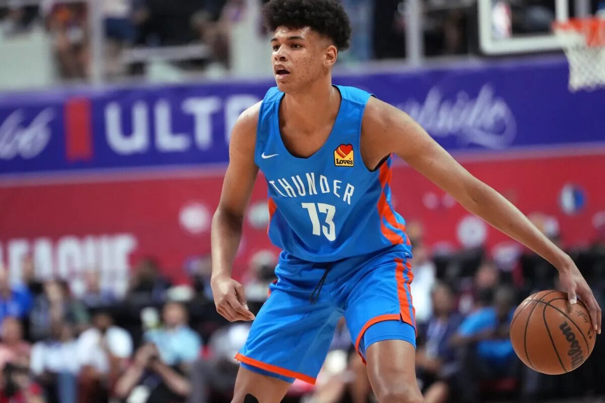 Ousmane Dieng is a top player on OKC's summer league team.