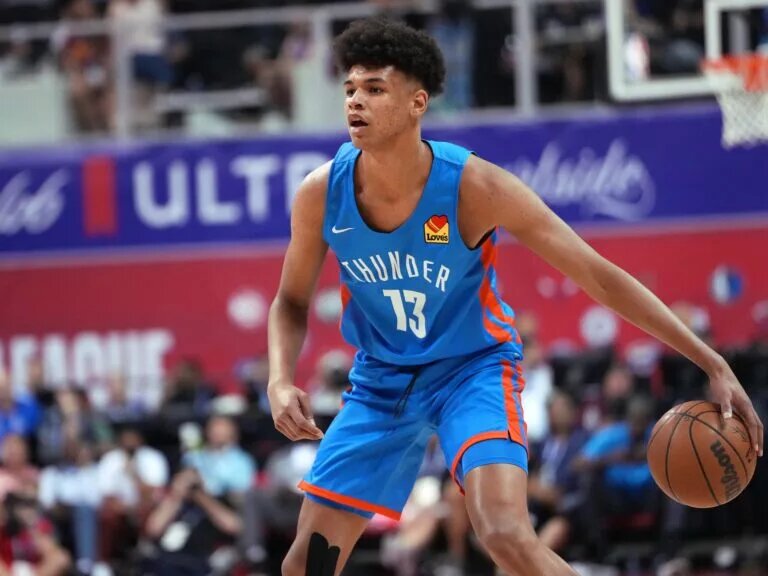 Ousmane Dieng is a top player on OKC's summer league team.