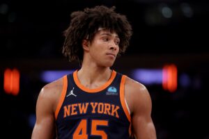 Jericho Sims is one of the Knicks back up centers.