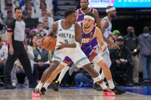 Anthony Edwards and Devin Booker are two of the NBA's best shooting guards.