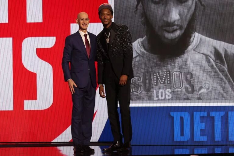 The Pistons drafted Ron Holland.