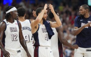 Team USA Basketball players in Paris Olympics