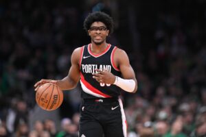 Portland Trail Blazers guard Scoot Henderson