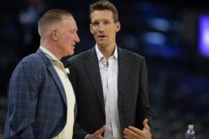 Golden State Warriors general manager Mike Dunleavy Jr.