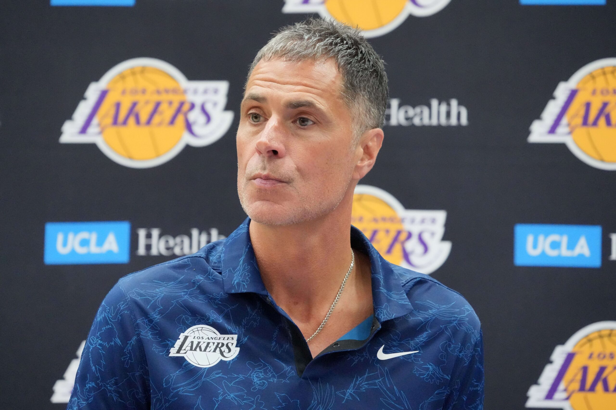 Los Angeles Lakers general manager and vice president Rob Pelinka