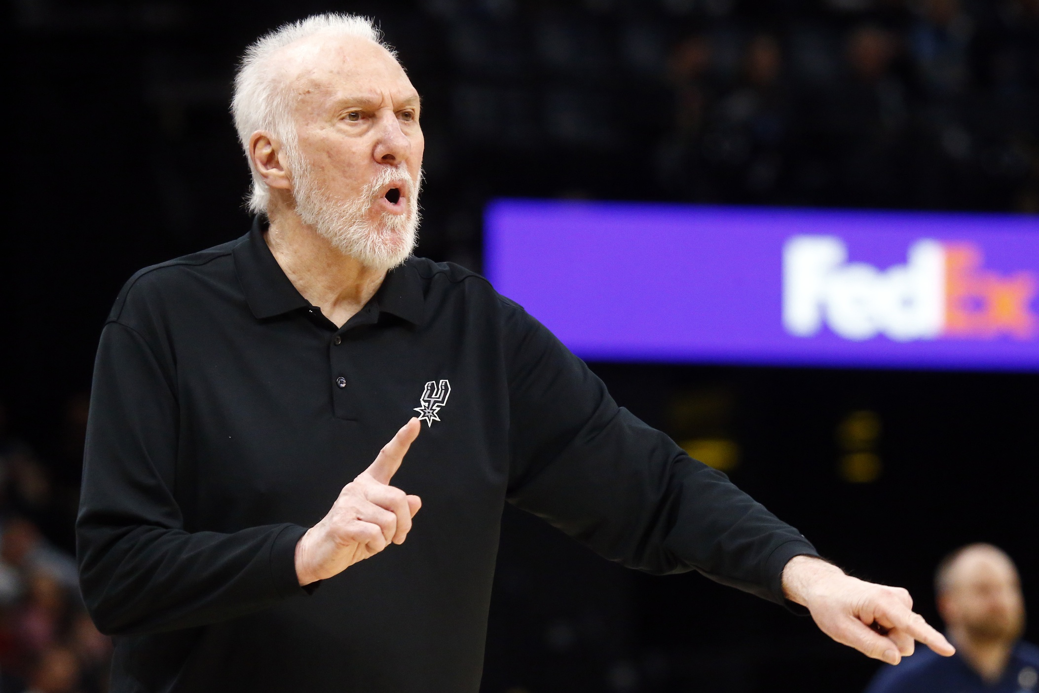 San Antonio Spurs head coach Gregg Popovich