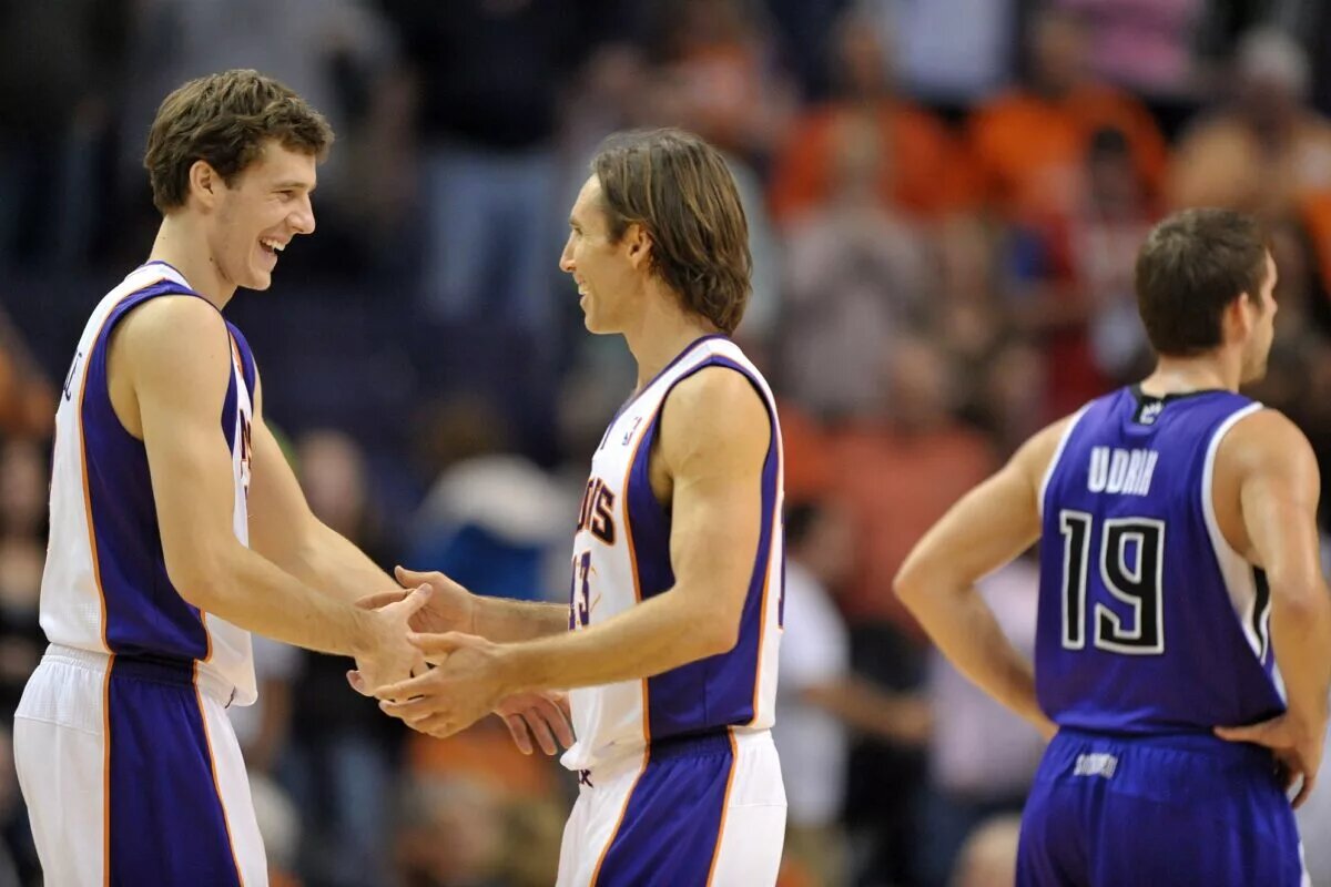 Former NBA stars Goran Dragic and Steve Nash
