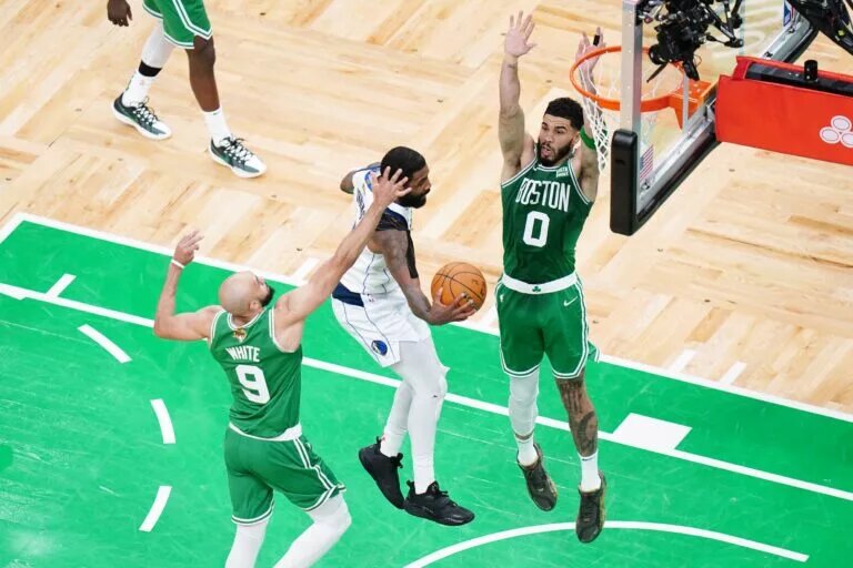 Dallas Mavericks guard Kyrie Irving