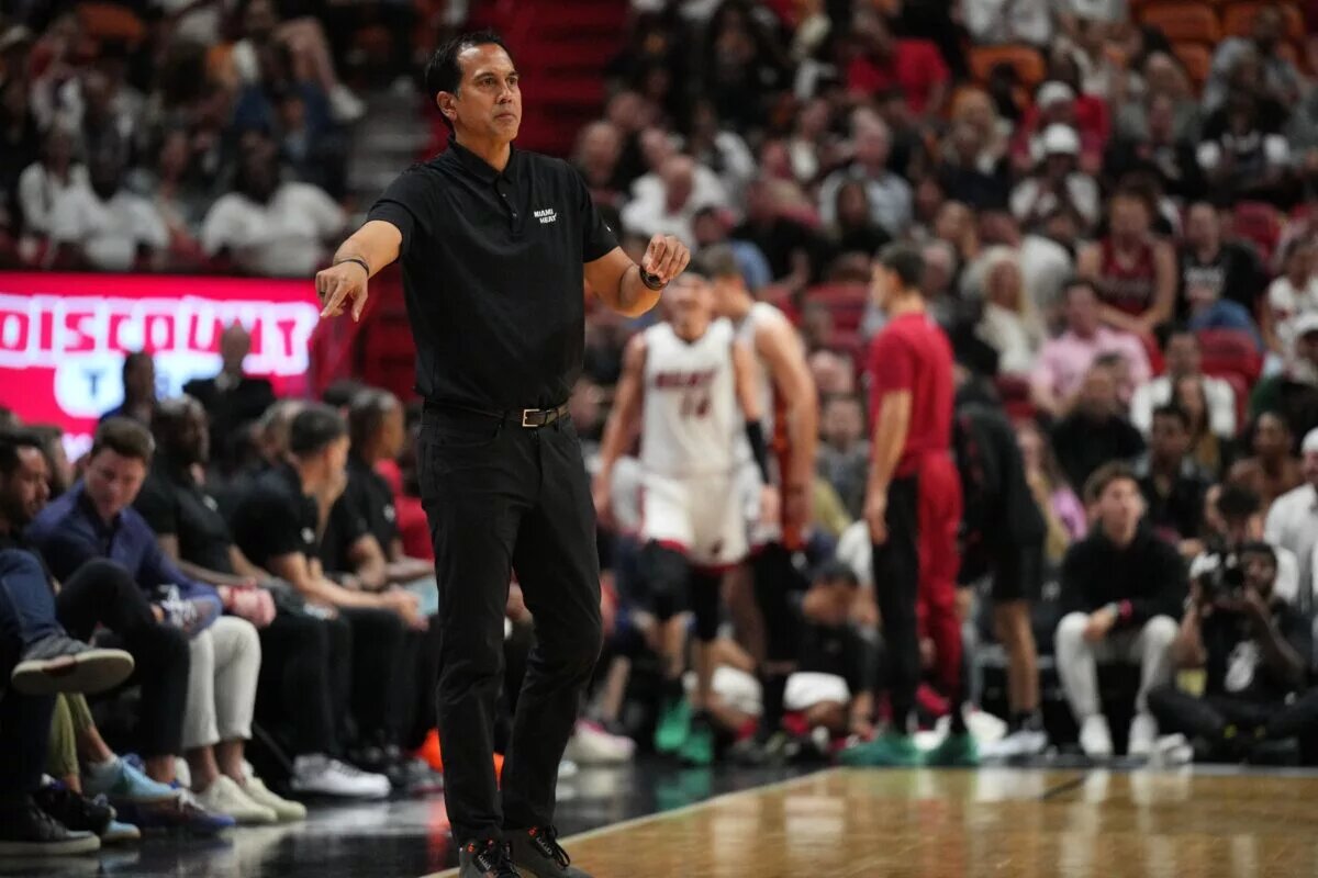 Miami Heat head coach Erik Spoelstra