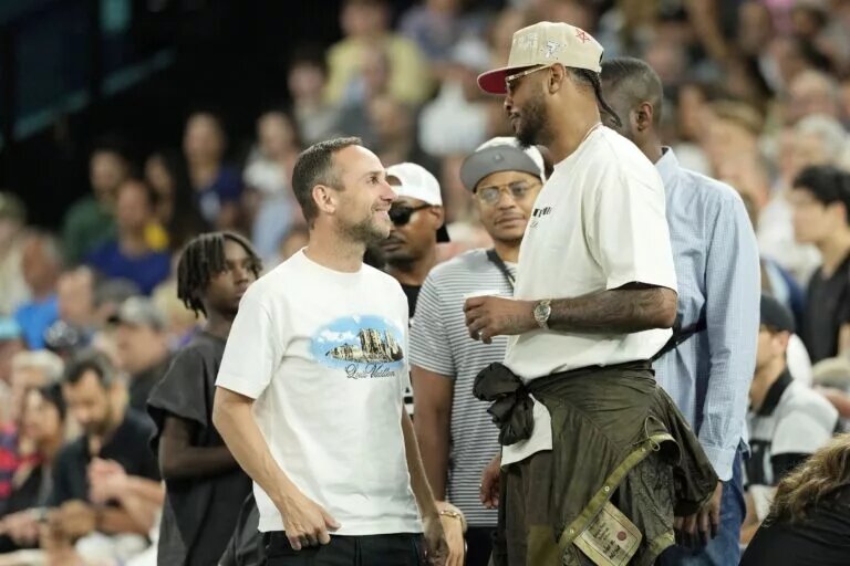 Former Denver Nuggets and New York Knicks star Carmelo Anthony