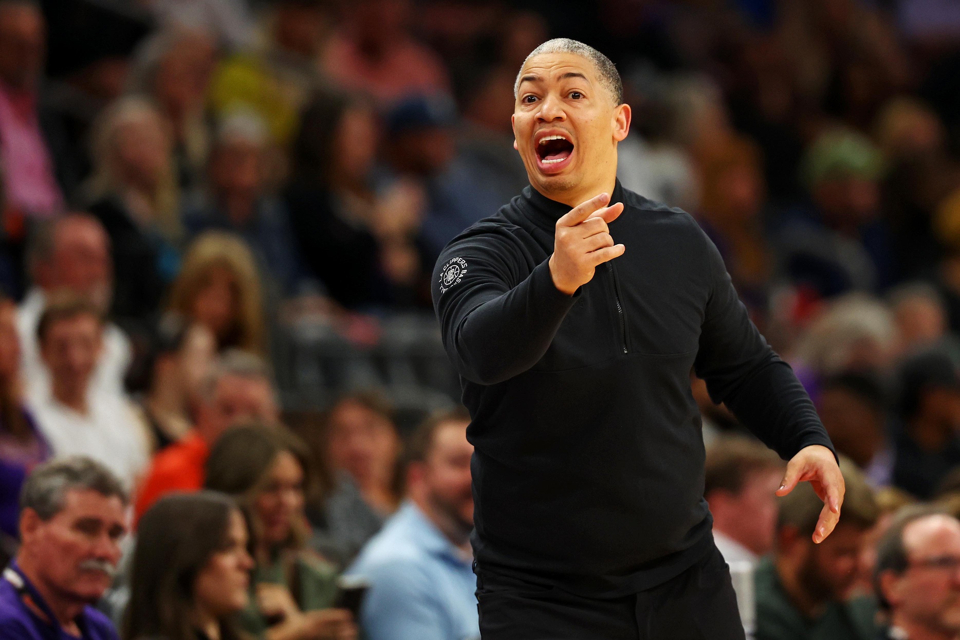 Los Angeles Clippers head coach Ty Lue