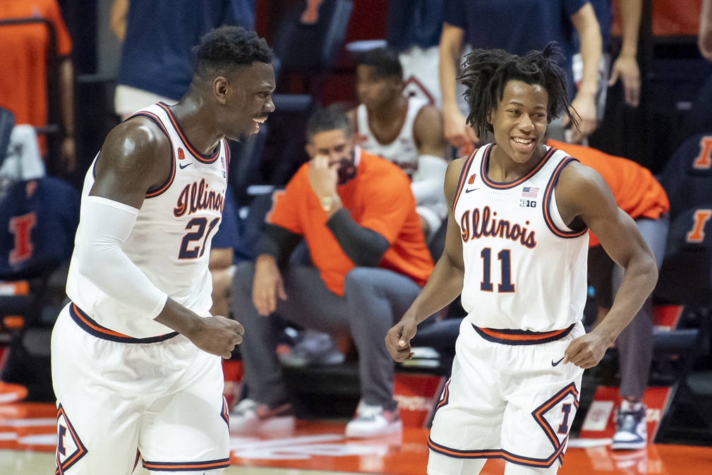 Ayo Dosunmu and Kofi Cockburn are part of Illinois' all-time starting lineup.