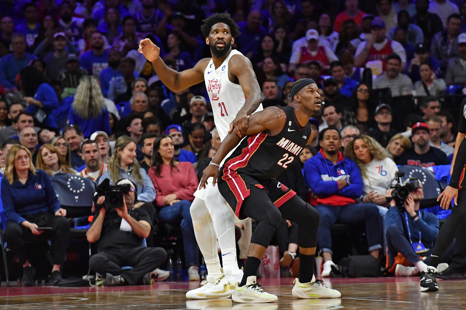 Joel Embiid and Jimmy Butler are two players under pressure this upcoming season.