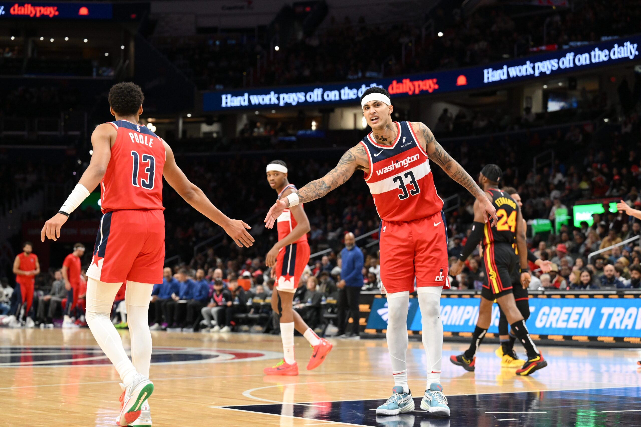 Kyle Kuzma and Jordan Poole are two key Wizards players this upcoming season.