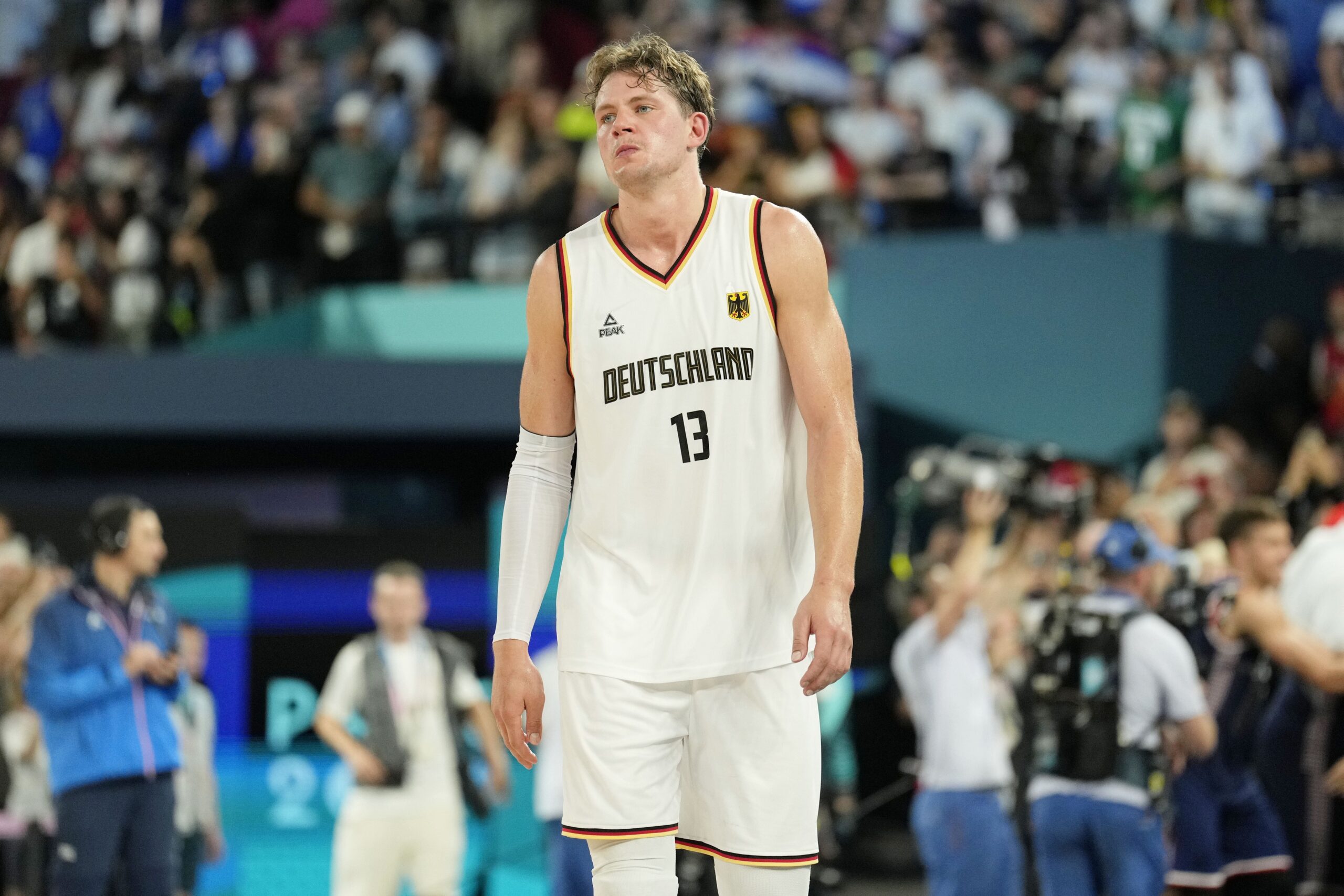 Germany basketball lost in the bronze medal game.