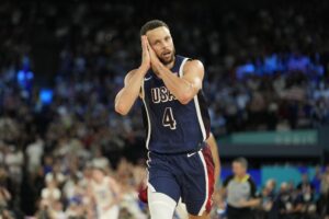 Steph Curry led Team USA in the gold medal game.