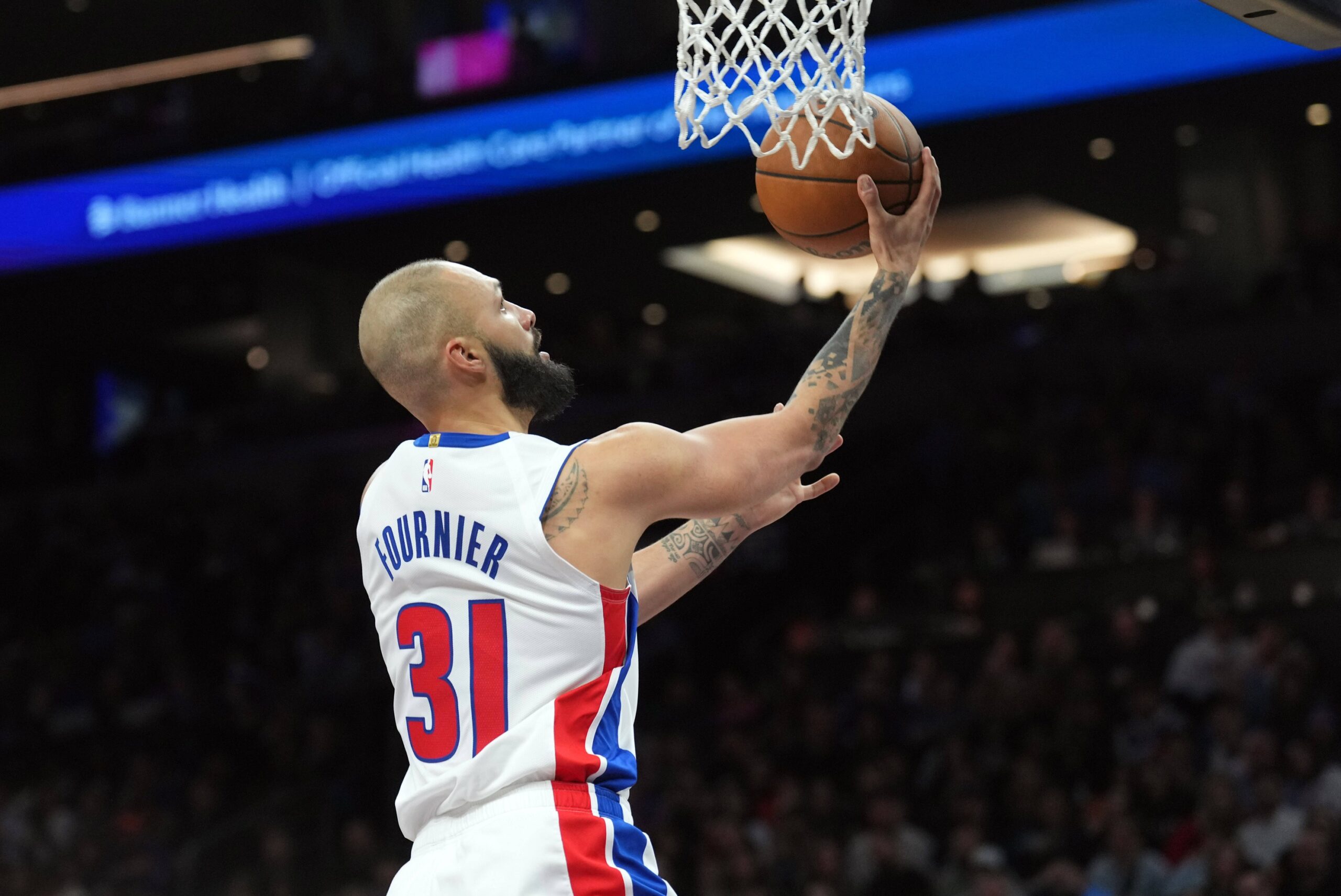 Olympiacos wing Evan Fournier, former NBA free agent