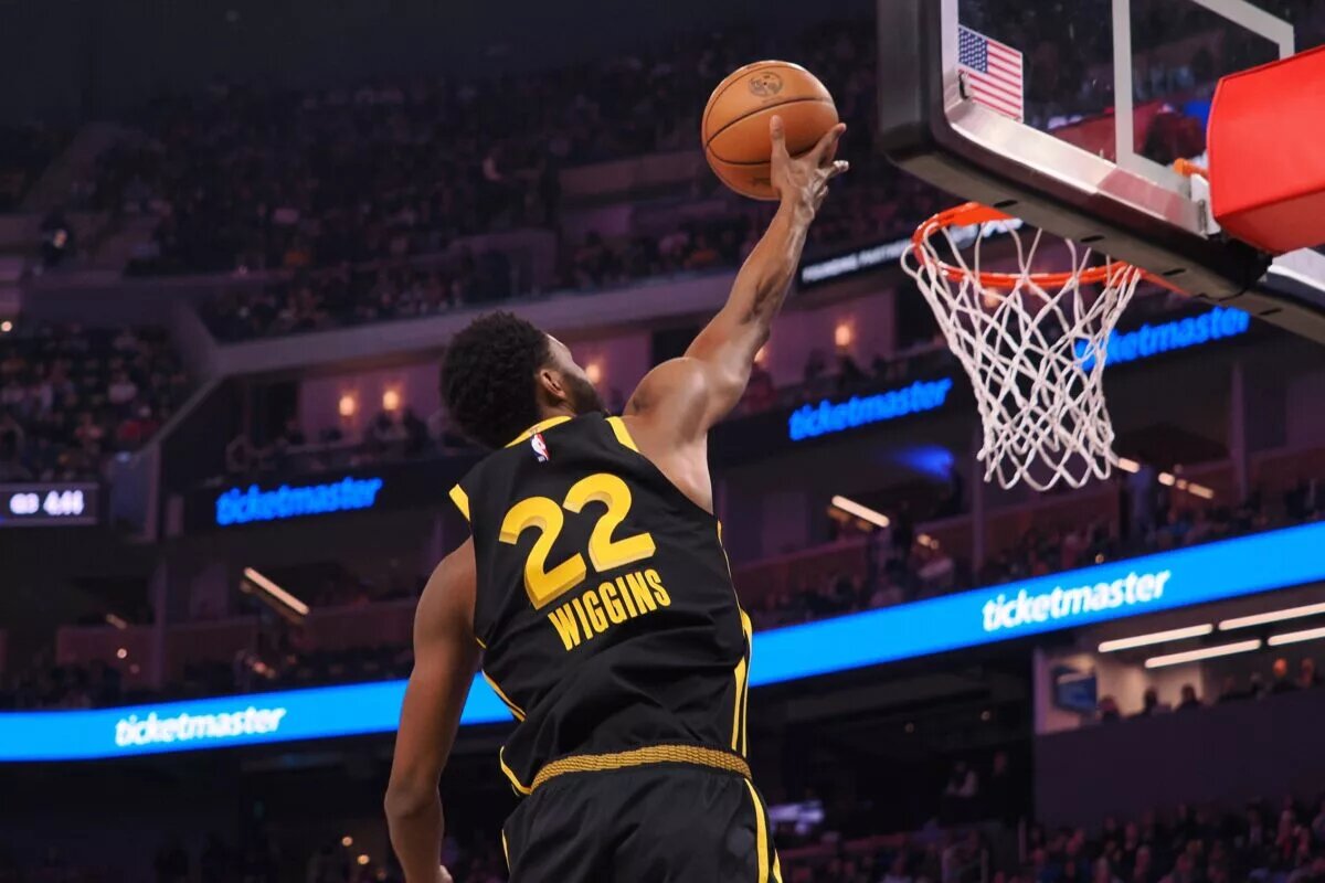 Golden State Warriors forward Andrew Wiggins (22)