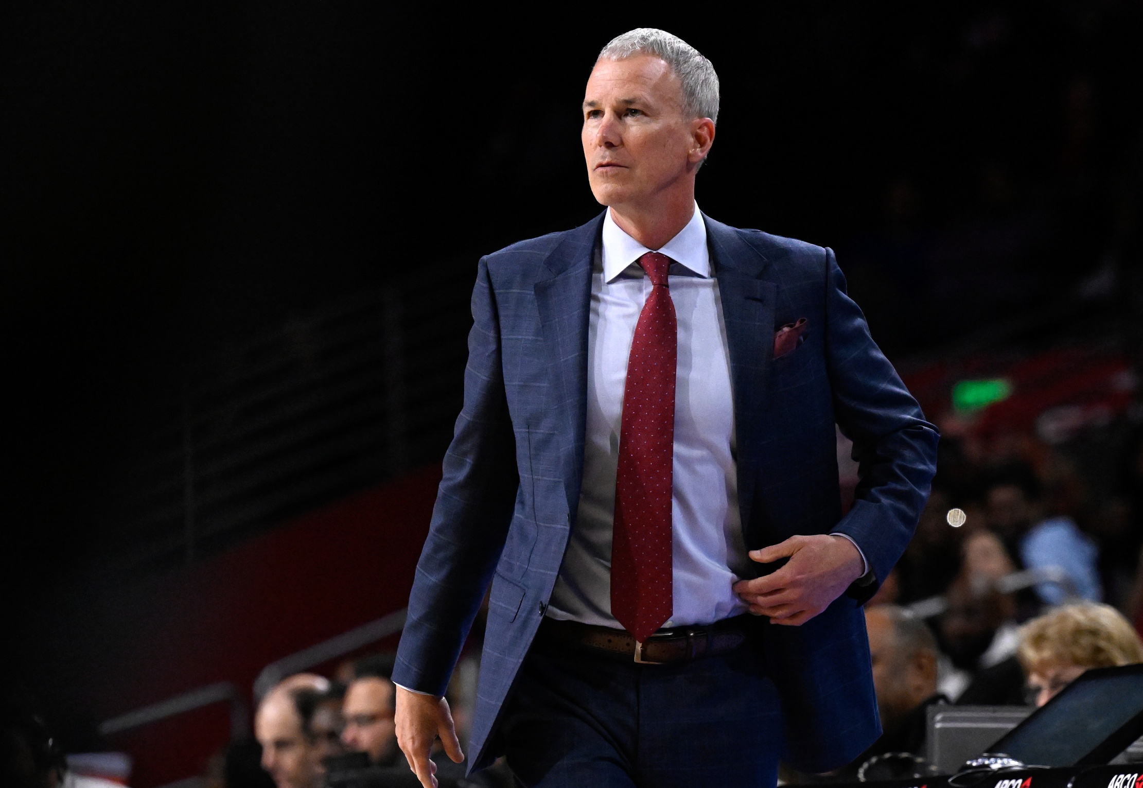 SMU Mustangs basketball head coach Andy Enfield