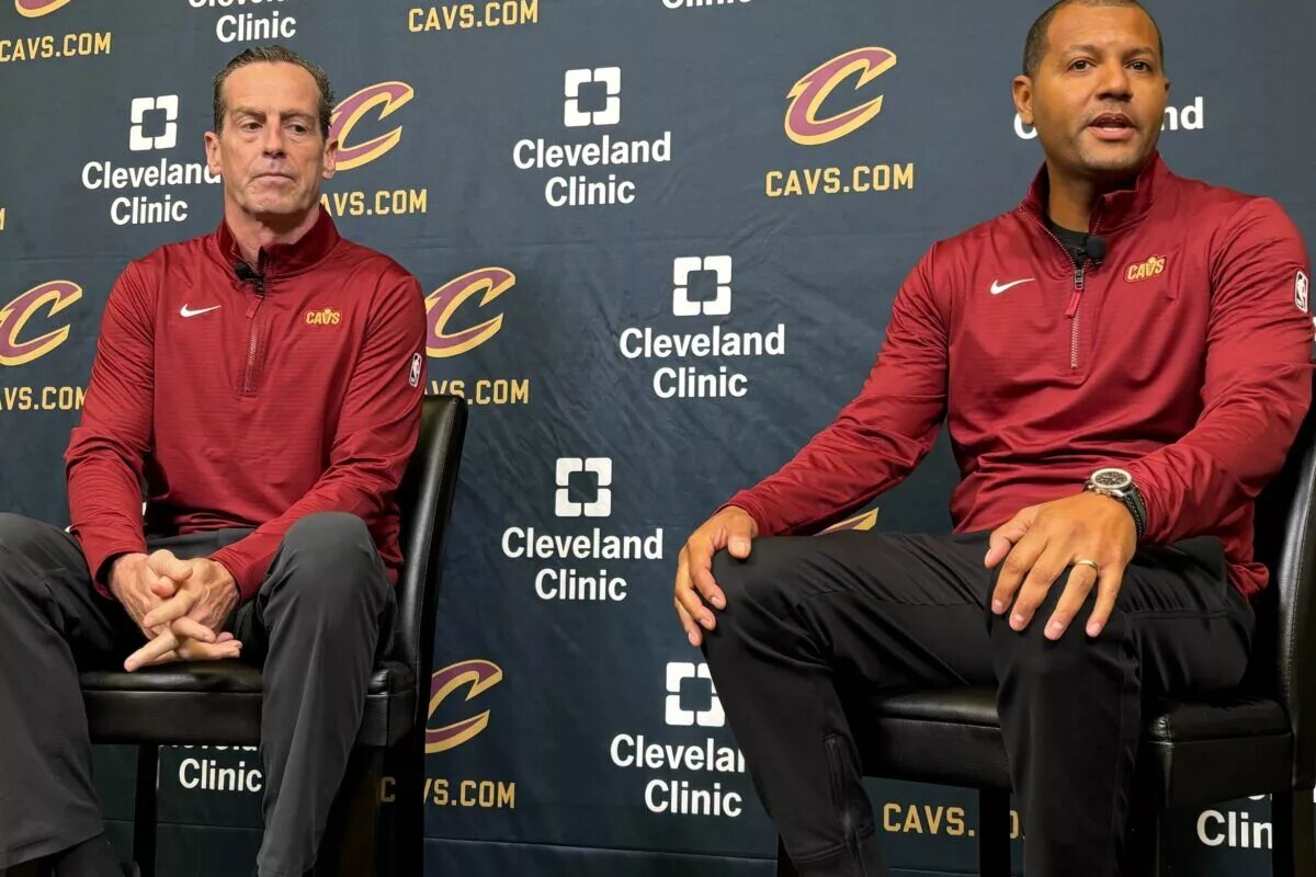Cleveland Cavaliers head coach Kenny Atkinson and president of basketball operations Koby Altman held their Cavs Media Day