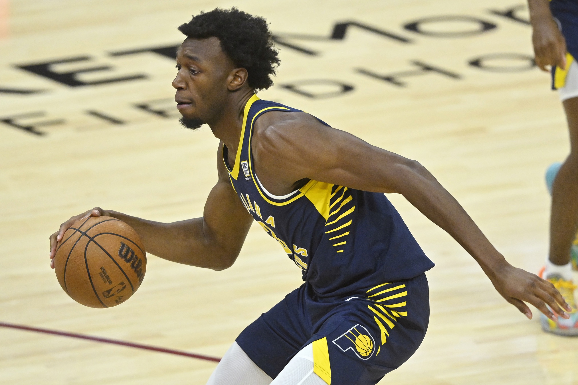 Indiana Pacers center James Wiseman (13)