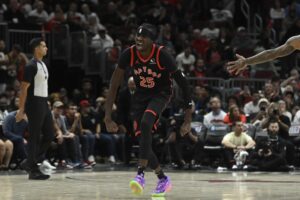 Chris Boucher's role with the Raptors is unclear.