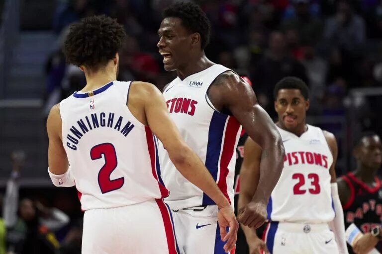 The Pistons are projected to win 25.5 games.