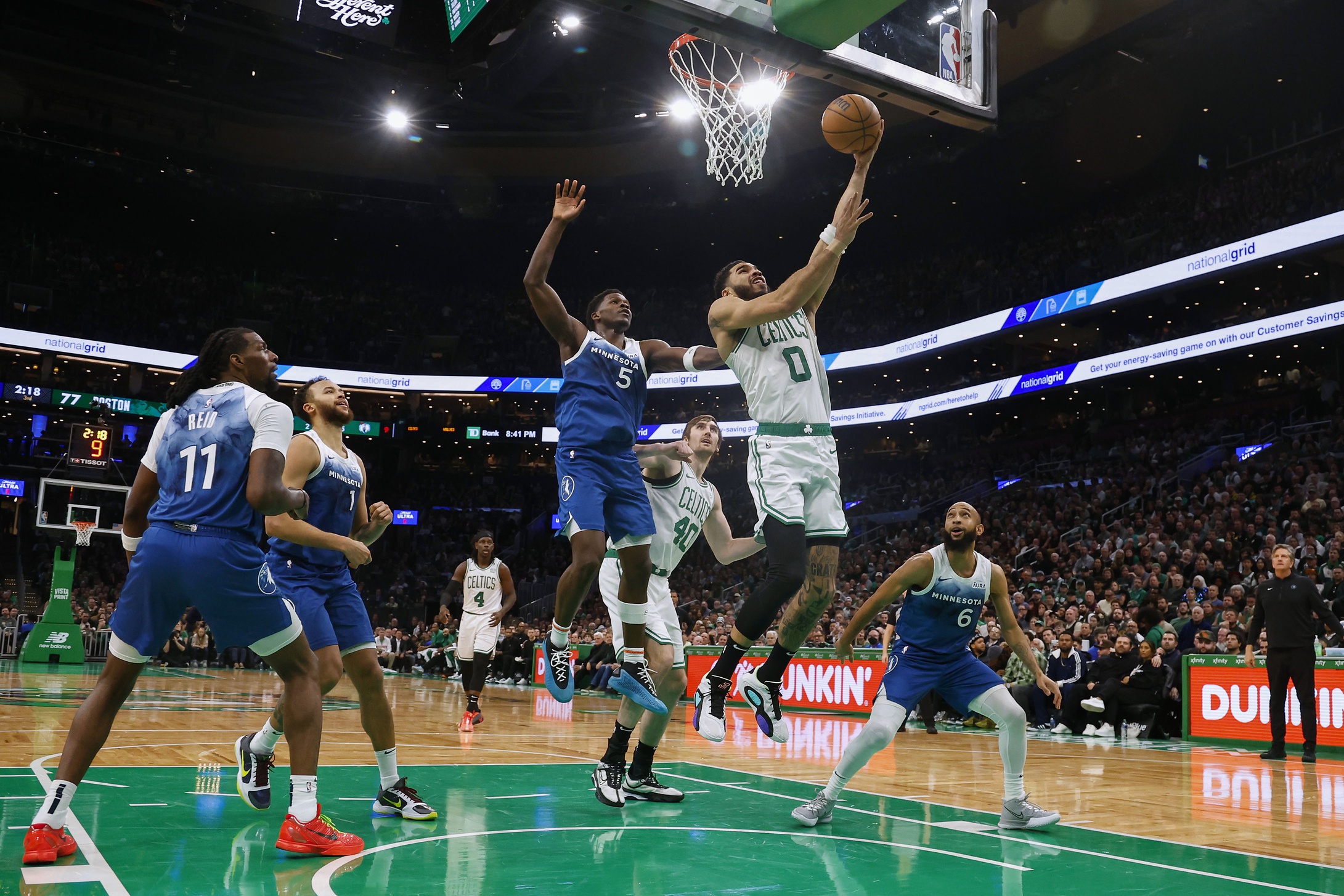 Jayson Tatum and Anthony Edwards are developing a rivalry.