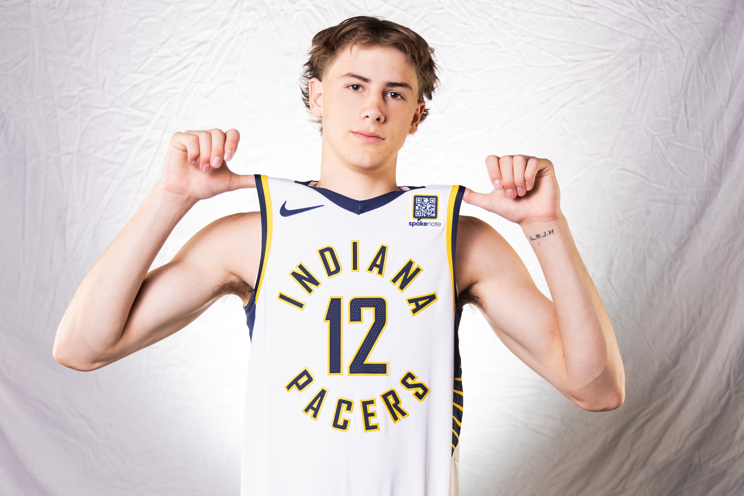 Johnny Furphy is a rookie for the Pacers.