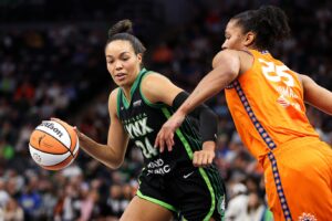 The Lynx and Sun are tied 1-1 in the WNBA playoffs.