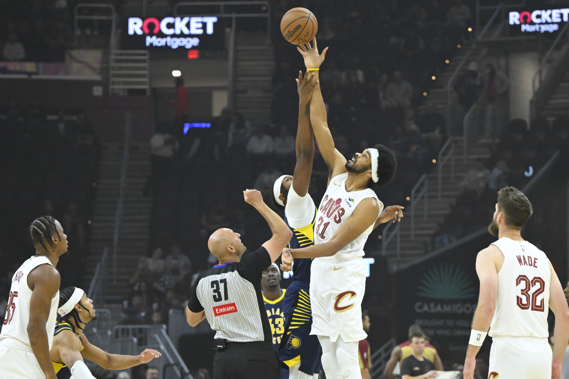 Jarrett Allen was one of the Cavs top performers in their recent preseason game.