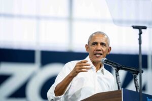 Barack Obama joined Tyrese Haliburton's podcast.