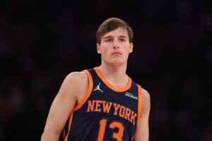 New York Knicks rookie guard Tyler Kolek