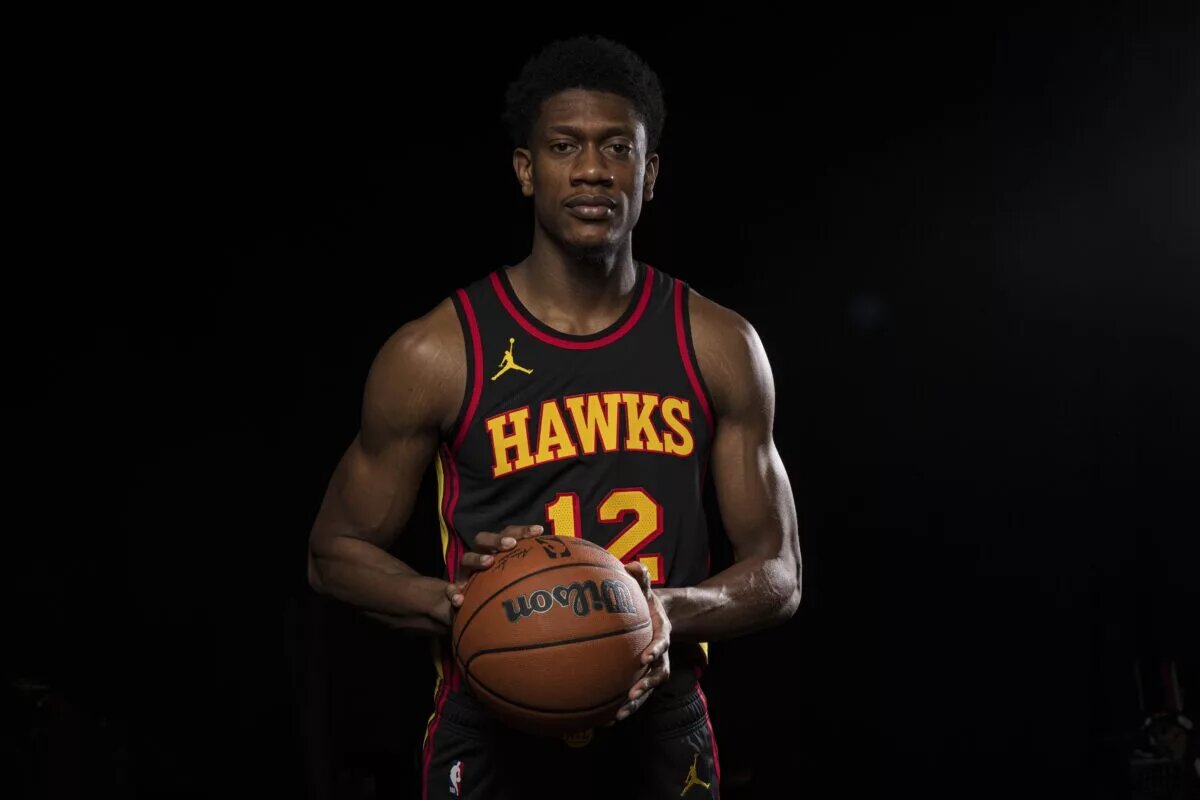 De’Andre Hunter (12) photographed during Hawks Media Day