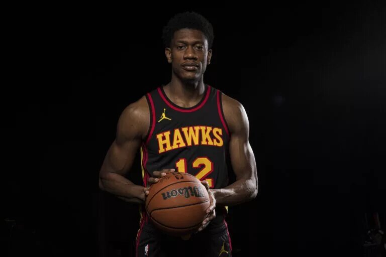 De’Andre Hunter (12) photographed during Hawks Media Day