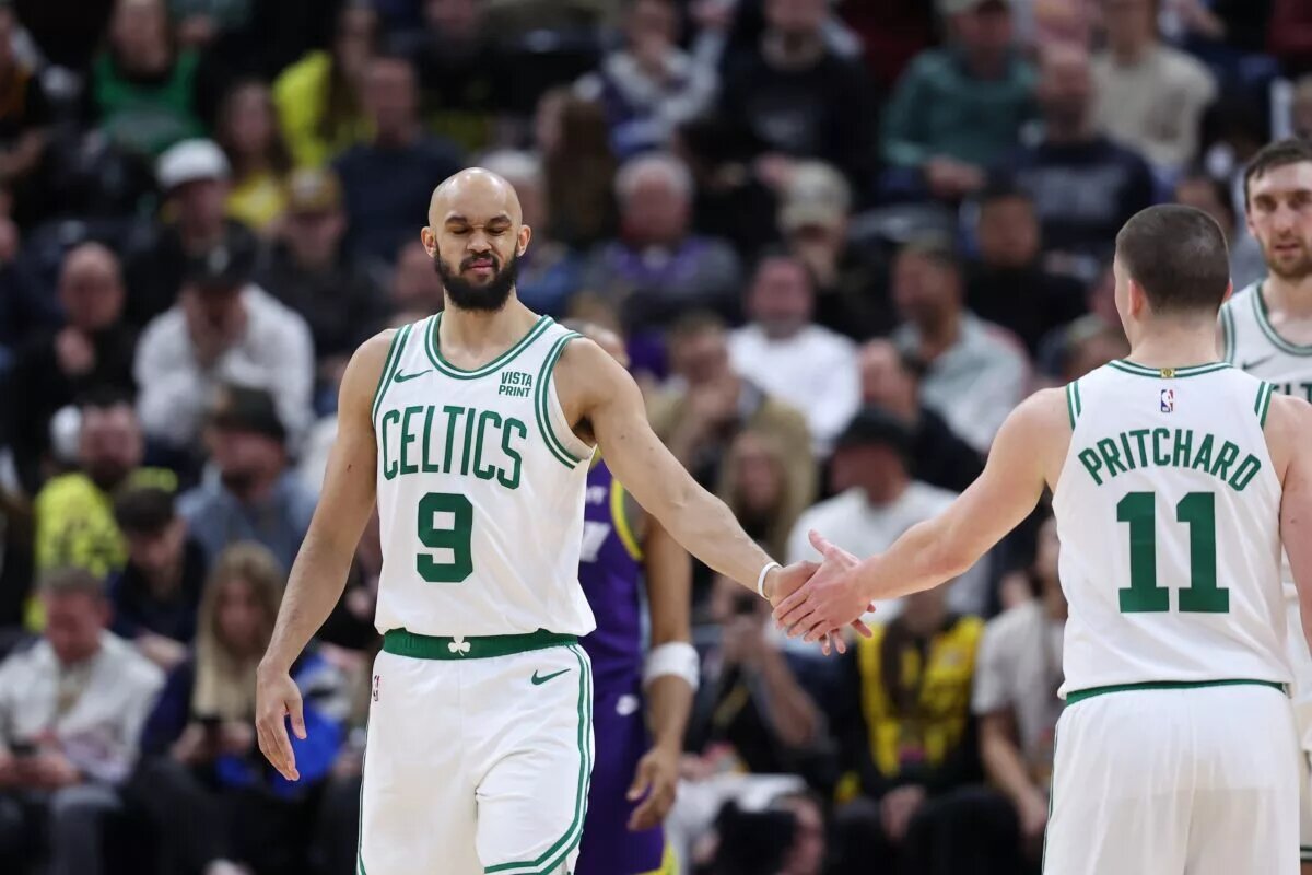 Derrick White and Payton Pritchard are having highly efficient seasons.