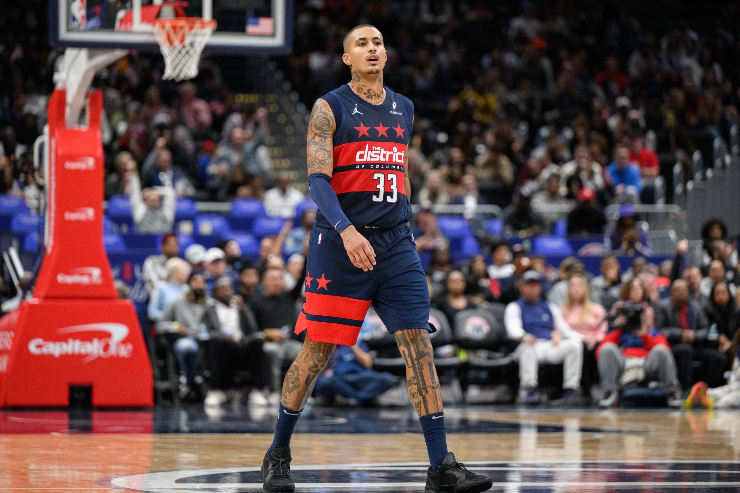 Kyle Kuzma and the Wizards recently lost to the Pistons.