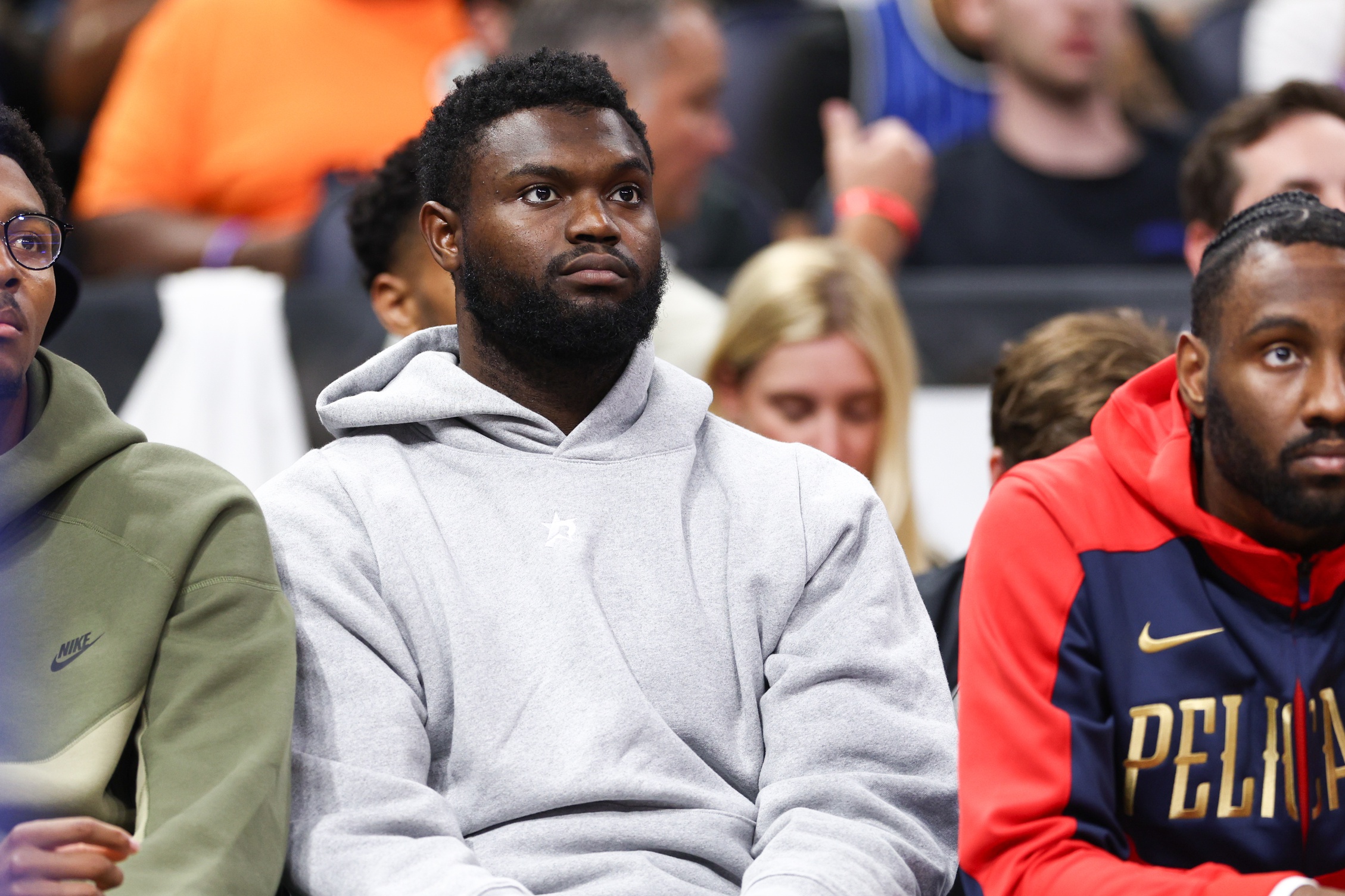 Zion Williamson is currently sidelined with an injury.