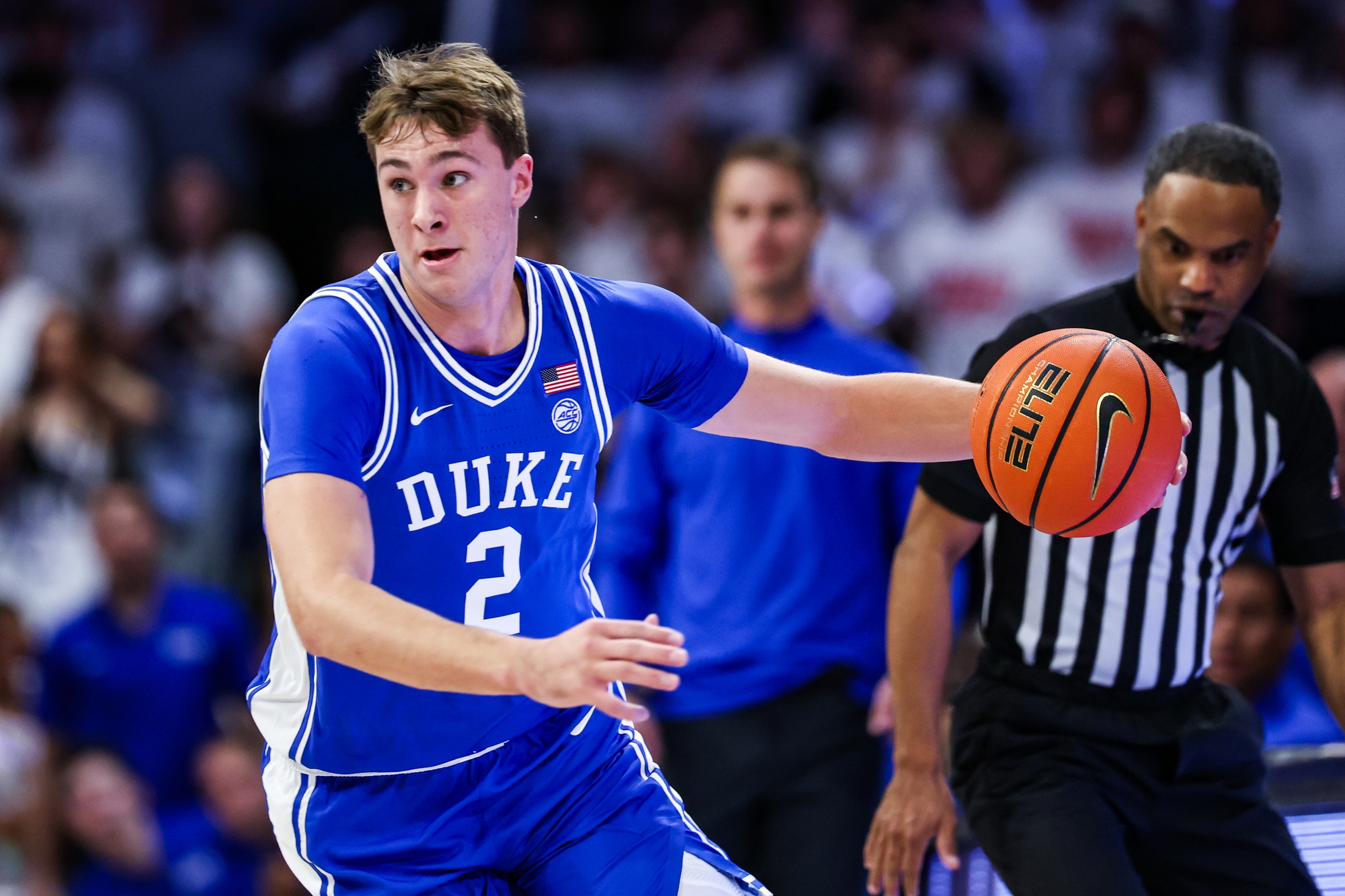 Cooper Flagg is one of the top power forward prospects in the NBA draft.