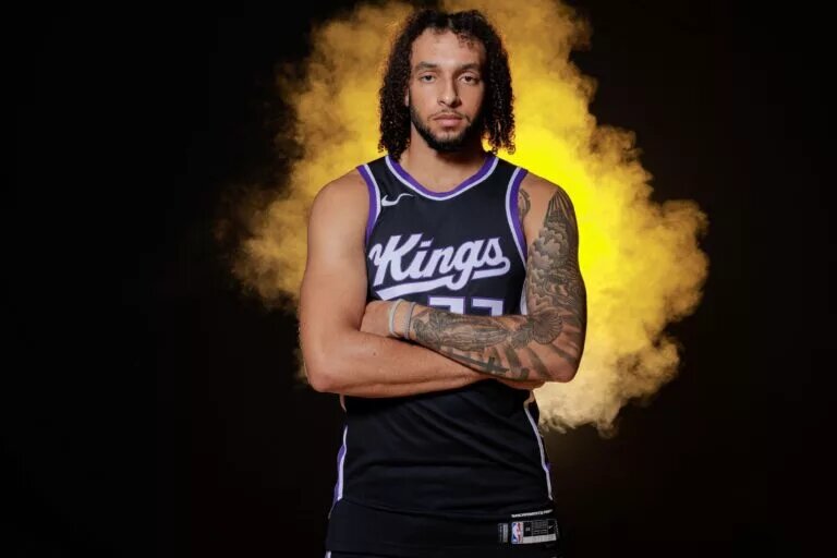 Sacramento Kings rookie guard Devin Carter (22) during media day